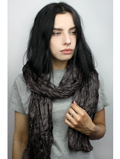 Шарф 258-1 Графітовий Сірий