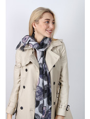 Шарф SH-1909 Графітовий Сірий яя_180*90