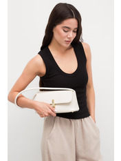 Сумка жіноча з еко-шкіри SYM-25-08 Бежевий