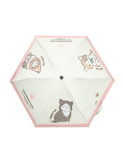 Парасоля PK-M-6166 Молочний Молочний+рожевий