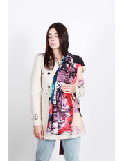 Шарф PK-1810 Персиковий Коричневий Бежевий