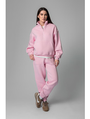 Трикотажний костюм на флісі KT-F-310 Рожевий M Рожевий M