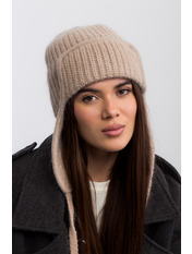 Вушанка BY-2023 Бежевий
