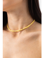 Чокер handmade HM-28 Жовтий