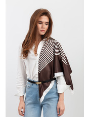 Хустка атласна APL-108 Коричневий