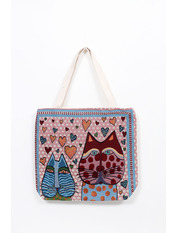 Пляжна сумка SYM-4074 Рожевий