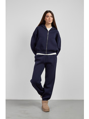 Трикотажний костюм KT-F-1130 M Темно-синій Синій Темно-синій M