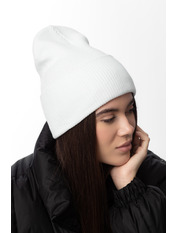 Бавовняна шапка SHP-45661 Сніжний Білий