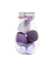 Набір спонжів в банці Famo Фіолетовий