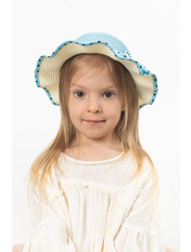 Дитячий капелюх SHL-3991 Блакитний. Блакитний