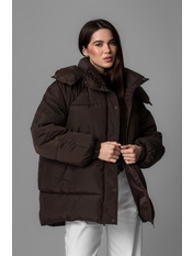 Куртка KR-182 44 Коричневий Шоколадний Шоколадний 44