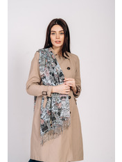 Шарф B-2004-N Світло-сірий Сірий