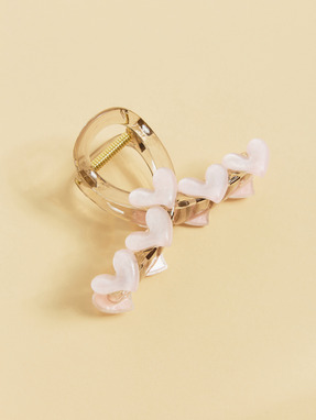 Крабик KR-0248 Прозорий+рожевий