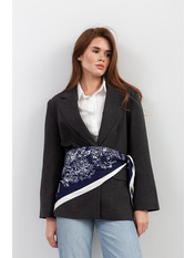 Хустка атласна APL-1141 Синій