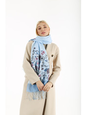 Шарф PTV-2003 Блакитний. Блакитний