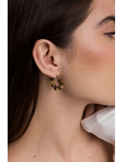 Сережки кільця SER-125 Золотистий