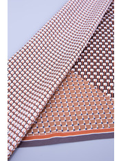 Хустка атласна PLA-21004 Коричневий Рудий