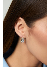 Сережки підвіски SER-13704 Сріблястий 2 Сріблястий