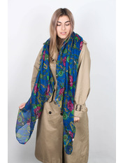 Шарф 7 Синій