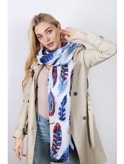 Шарф SH-1904 Індиго Синій