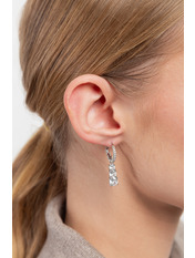 Сережки підвіски SER-13671 Сріблястий