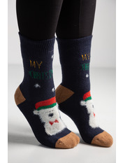 Шкарпетки NSH-2658-2 Індіго+ бежевий Індіго+бежевий