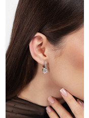 Сережки підвіски SER-13684 Сріблястий 1 Сріблястий