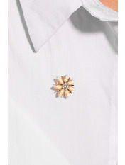 Брошка B-559 Білий 2 Білий