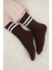 Шкарпетки бавовняні SH-8014 Коричневий Коричневий 1