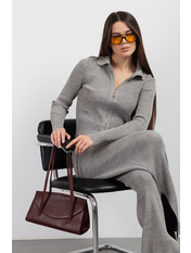 Сумка жіноча з еко-шкіри SYM-10312 Бордовий