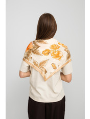 Хустка атласна APL-425 Бежевий