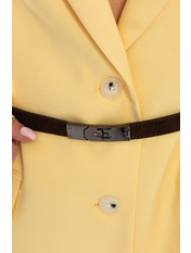 Ремінь шкіряний замшевий REM-06-20009r Коричневий