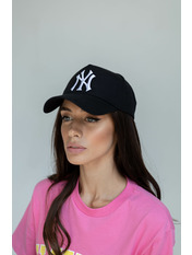 Бейсболка BK-5069 Чорно білий 57-58 Чорний Білий