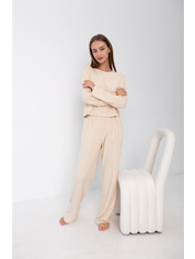Трикотажний костюм PGM-220802 Білий Молочний XS-S