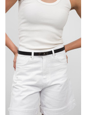 Ремінь шкіряний 100 см REM-06-20012r Чорний