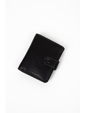 Гаманець GAM-1955 Чорний гладкий Чорний