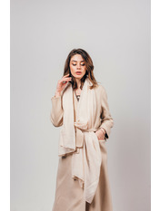 Шарф #1907 Молочний яя_170*77