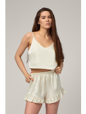 Сатинова піжама  PGM-121 Молочний XS Молочний  XS