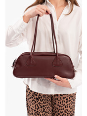 Сумка жіноча з еко-шкіри SYM-20226 Бургунді Бордовий