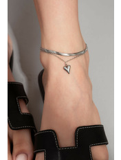 Браслет на ногу BRS-326 Сріблястий