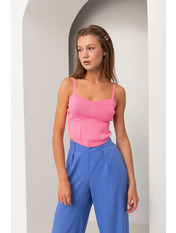 Топ трикотажний FUT-290090 Рожевий one size