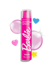 Зубна паста для щоденного використання Hismile 60 мл  Barbie Pink Bubblegum Toothpaste