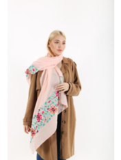 Шарф SV-02 Персиковий Коричневий Бежевий