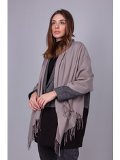 Шарф SH-PL-116 Світло-сірий Сірий