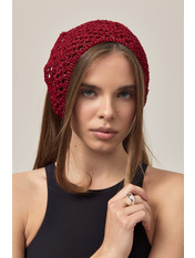 Ажурна хустка AJ-02 Червоний