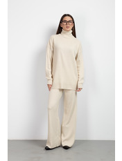 Трикотажний костюм KT-4671 Молочний one size Молочний one size