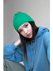 Бавовняна шапка SHP-1757 Зелений 5 Зелений