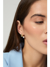 Сережки фігурні SER-13464 Золотистий