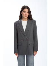 Жакет прямий    PG-60767 S Сірий Сірий S