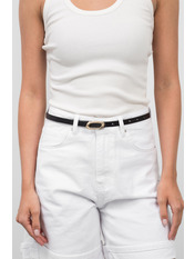 Ремінь шкіряний  105 см REM-05157507 Чорний